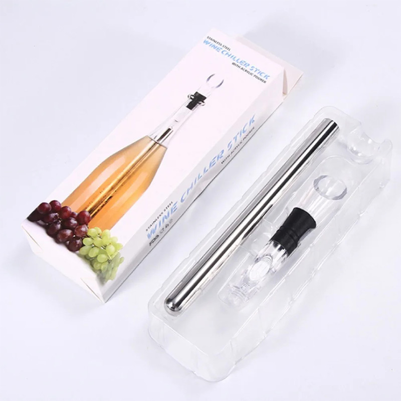 Wine Aerator Pour - Weinkühler aus Edelstahl, Weinkühlstab mit Belüfter
