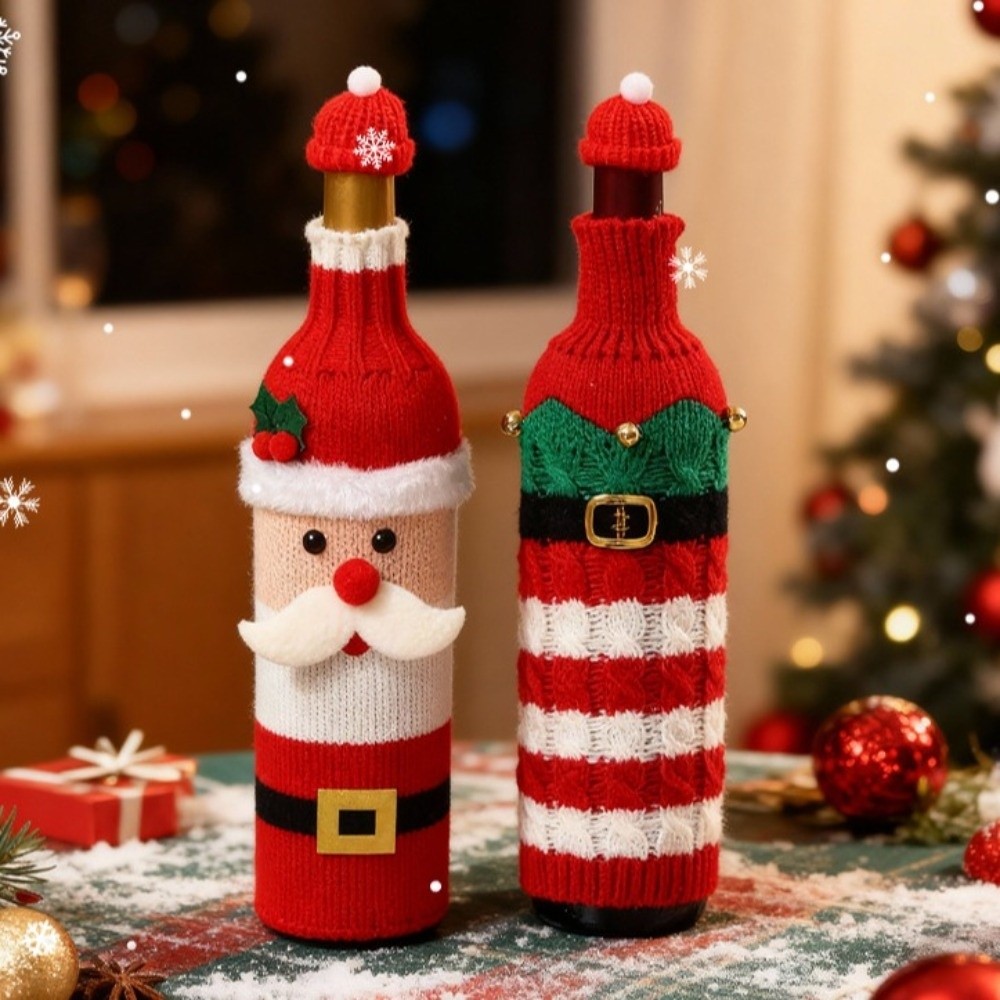 Gestrickte Weinflaschenhülle E – Wine Beer Hat Bewertung und Preis