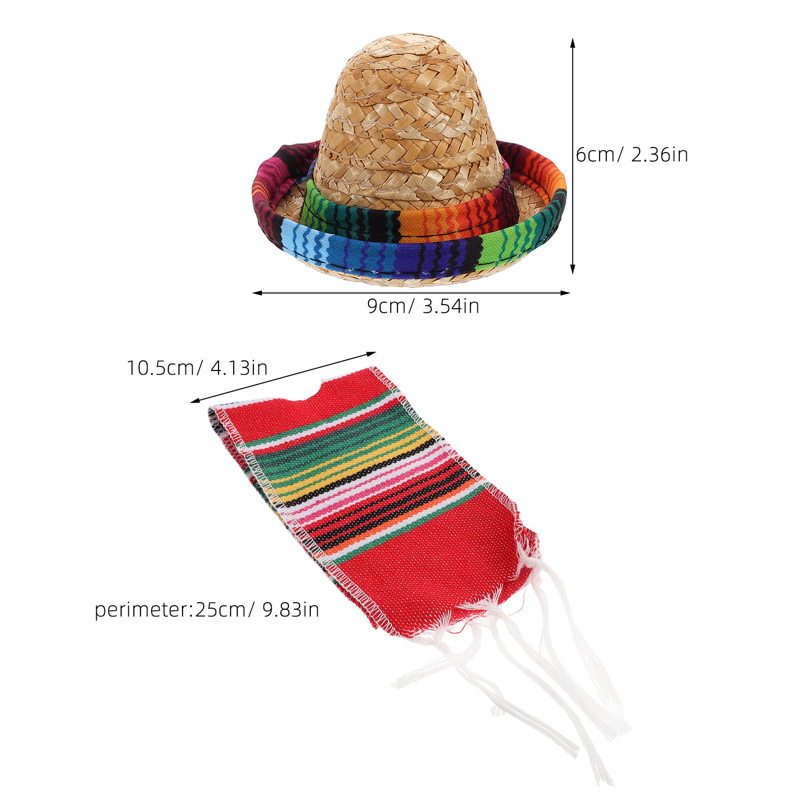 1 Set mexikanische Fiesta-Flas – Wine Beer Hat Bewertung und Preis