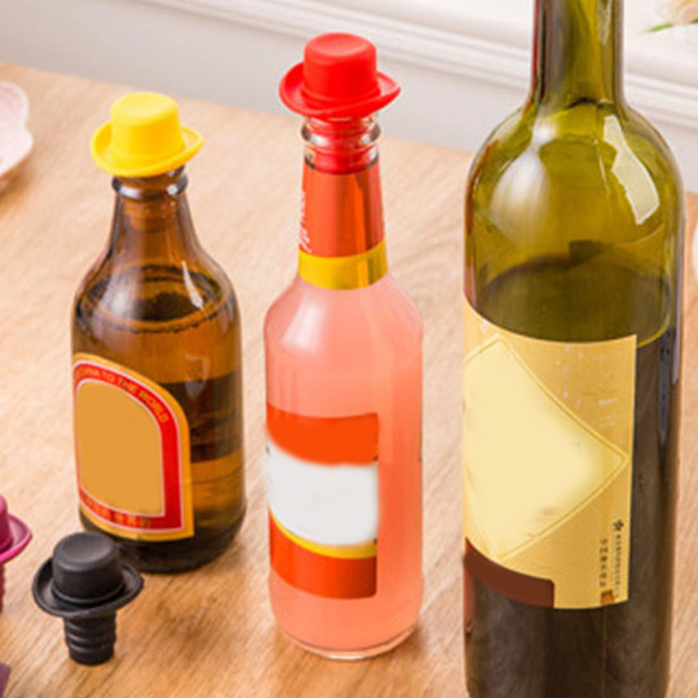 4 Stück Silikon-Weinflaschenve – Wine Beer Hat Bewertung und Preis
